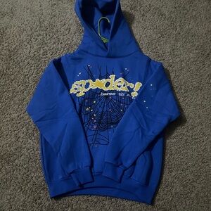 Blue Spider Graphic Hoodie
